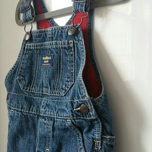 Oshkosh baby boy jean overalls